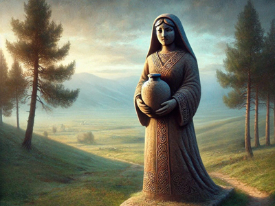 Stone woman